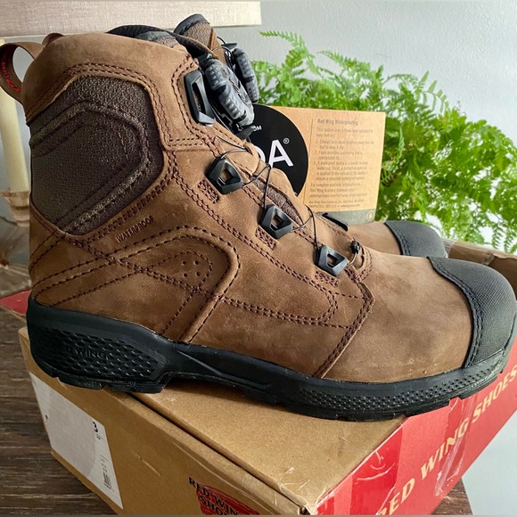 *NEW* Red Wing Men’s 8 Exos Lite 6-inch Waterproof Safety Toe Boot | Style 2453 - Picture 2 of 9